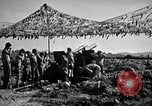 Image of U.S. Marine Battery firing 155mm howitzer Okinawa Ryukyu Islands, 1945, second 30 stock footage video 65675034734
