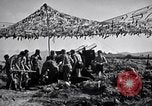 Image of U.S. Marine Battery firing 155mm howitzer Okinawa Ryukyu Islands, 1945, second 40 stock footage video 65675034734