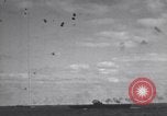 Image of Kamikaze attacks on US warships during World War II Pacific Ocean, 1945, second 10 stock footage video 65675034753