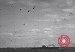 Image of Kamikaze attacks on US warships during World War II Pacific Ocean, 1945, second 11 stock footage video 65675034753
