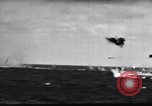 Image of Kamikaze aircraft attacks USS Saragora CV-3 Pacific Ocean, 1945, second 16 stock footage video 65675034754