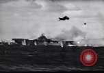 Image of Kamikaze aircraft attacks USS Saragora CV-3 Pacific Ocean, 1945, second 18 stock footage video 65675034754