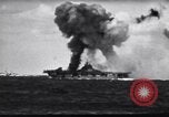 Image of Kamikaze aircraft attacks USS Saragora CV-3 Pacific Ocean, 1945, second 24 stock footage video 65675034754