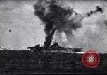 Image of Kamikaze aircraft attacks USS Saragora CV-3 Pacific Ocean, 1945, second 25 stock footage video 65675034754