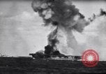 Image of Kamikaze aircraft attacks USS Saragora CV-3 Pacific Ocean, 1945, second 28 stock footage video 65675034754