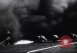 Image of Kamikaze aircraft attacks USS Saragora CV-3 Pacific Ocean, 1945, second 48 stock footage video 65675034754