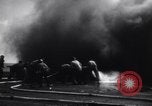 Image of Kamikaze aircraft attacks USS Saragora CV-3 Pacific Ocean, 1945, second 58 stock footage video 65675034754