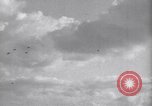 Image of Japanese kamikaze aircraft attacking US Navy ships Pacific Ocean, 1945, second 5 stock footage video 65675034755