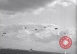 Image of Japanese kamikaze aircraft attacking US Navy ships Pacific Ocean, 1945, second 21 stock footage video 65675034755