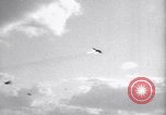Image of Japanese kamikaze aircraft attacking US Navy ships Pacific Ocean, 1945, second 24 stock footage video 65675034755