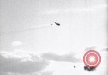 Image of Japanese kamikaze aircraft attacking US Navy ships Pacific Ocean, 1945, second 25 stock footage video 65675034755