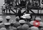 Image of surrender ceremony Tokyo Bay Japan, 1945, second 7 stock footage video 65675034757