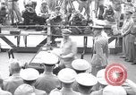 Image of surrender ceremony Tokyo Bay Japan, 1945, second 1 stock footage video 65675034758