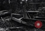 Standbild Caterpillar D7-Bulldozer bei der Konstruktion von Ledo Road Manpin Birma, 1944, aus Sekunde 27 historischem Filmmaterial Videoclip 65675034790