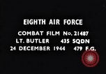 Image 8e Force aérienne Allemagne, 1944, de la seconde 4 séquences d'archives historiques vidéo 65675034798