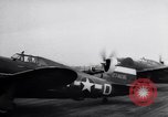 Standbild USAAF 56 Fighter Group P-47s Nehmen Sie auf einer Mission Southwold Suffolk England, 1943, aus Sekunde 7 historischem Filmmaterial Videoclip 65675034815