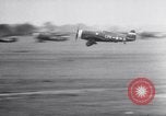 Standbild USAAF 56 Fighter Group P-47s Nehmen Sie auf einer Mission Southwold Suffolk England, 1943, aus Sekunde 52 historischem Filmmaterial Videoclip 65675034815