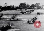 Standbild USAAF Kampfjets eskortieren B-17 Bomber Deutschland, 1943, aus Sekunde 7 historischem Filmmaterial Videoclip 65675034816