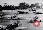 Standbild USAAF Kampfjets eskortieren B-17 Bomber Deutschland, 1943, aus Sekunde 8 historischem Filmmaterial Videoclip 65675034816