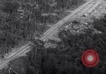 Standbild LKW geparkt Ledo Road Tingkawk Birma, 1945, aus Sekunde 27 historischem Filmmaterial Videoclip 65675034822
