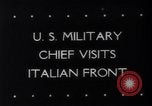 Standbild George Marshall Italien, 1944, aus Sekunde 1 historischem Filmmaterial Videoclip 65675034826