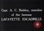Immagine di Il capitano di un C Balsley di Lafayette Escadrille su aria Memorial Day Hollywood California USA, 1919, secondo 3 filmato di repertorio 65675034838