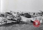 Image of U.S. fliers inspect airplanes on Air Memorial Day Hollywood California USA, 1919, second 13 stock footage video 65675034839