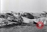 Image of U.S. fliers inspect airplanes on Air Memorial Day Hollywood California USA, 1919, second 17 stock footage video 65675034839