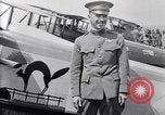 Image of U.S. fliers inspect airplanes on Air Memorial Day Hollywood California USA, 1919, second 24 stock footage video 65675034839