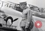 Image of U.S. fliers inspect airplanes on Air Memorial Day Hollywood California USA, 1919, second 28 stock footage video 65675034839