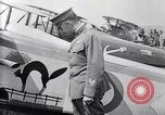 Image of U.S. fliers inspect airplanes on Air Memorial Day Hollywood California USA, 1919, second 29 stock footage video 65675034839