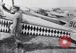 Image of U.S. fliers inspect airplanes on Air Memorial Day Hollywood California USA, 1919, second 35 stock footage video 65675034839