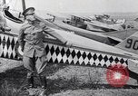 Image of U.S. fliers inspect airplanes on Air Memorial Day Hollywood California USA, 1919, second 36 stock footage video 65675034839