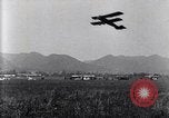 Image of U.S. fliers inspect airplanes on Air Memorial Day Hollywood California USA, 1919, second 38 stock footage video 65675034839