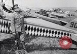 Image of U.S. fliers inspect airplanes on Air Memorial Day Hollywood California USA, 1919, second 40 stock footage video 65675034839