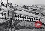 Image of U.S. fliers inspect airplanes on Air Memorial Day Hollywood California USA, 1919, second 45 stock footage video 65675034839
