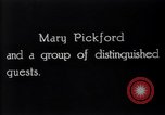 Image of Mary Pickford and fliers on Air Memorial Day Hollywood California USA, 1919, second 6 stock footage video 65675034840