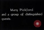 Image of Mary Pickford and fliers on Air Memorial Day Hollywood California USA, 1919, second 7 stock footage video 65675034840