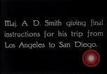 Image of Major A D Smith readies for flight from Los Angeles to San Diego Hollywood California USA, 1919, second 9 stock footage video 65675034843