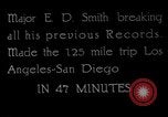 Image of Major A D Smith readies for flight from Los Angeles to San Diego Hollywood California USA, 1919, second 49 stock footage video 65675034843