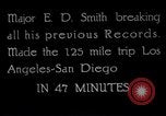 Image of Major A D Smith readies for flight from Los Angeles to San Diego Hollywood California USA, 1919, second 53 stock footage video 65675034843