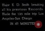 Image of Major A D Smith readies for flight from Los Angeles to San Diego Hollywood California USA, 1919, second 54 stock footage video 65675034843