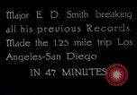 Image of Major A D Smith readies for flight from Los Angeles to San Diego Hollywood California USA, 1919, second 58 stock footage video 65675034843