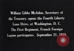 Immagine di William Gibbs McAdoo Washington DC USA, 1918, secondo 4 filmato di repertorio 65675034847