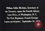 Immagine di William Gibbs McAdoo Washington DC USA, 1918, secondo 7 filmato di repertorio 65675034847