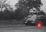 Standbild französischen 2nd Armored Division Javron Frankreich, 1944, aus Sekunde 9 historischem Filmmaterial Videoclip 65675034881