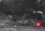 Standbild französischen 2nd Armored Division Javron Frankreich, 1944, aus Sekunde 28 historischem Filmmaterial Videoclip 65675034881