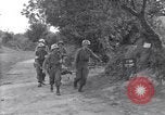 Image of wounded soldier of 8th Infantry Division Brest France, 1944, second 7 stock footage video 65675034896