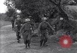 Image of wounded soldier of 8th Infantry Division Brest France, 1944, second 9 stock footage video 65675034896