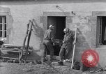 Image of wounded soldier of 8th Infantry Division Brest France, 1944, second 28 stock footage video 65675034896